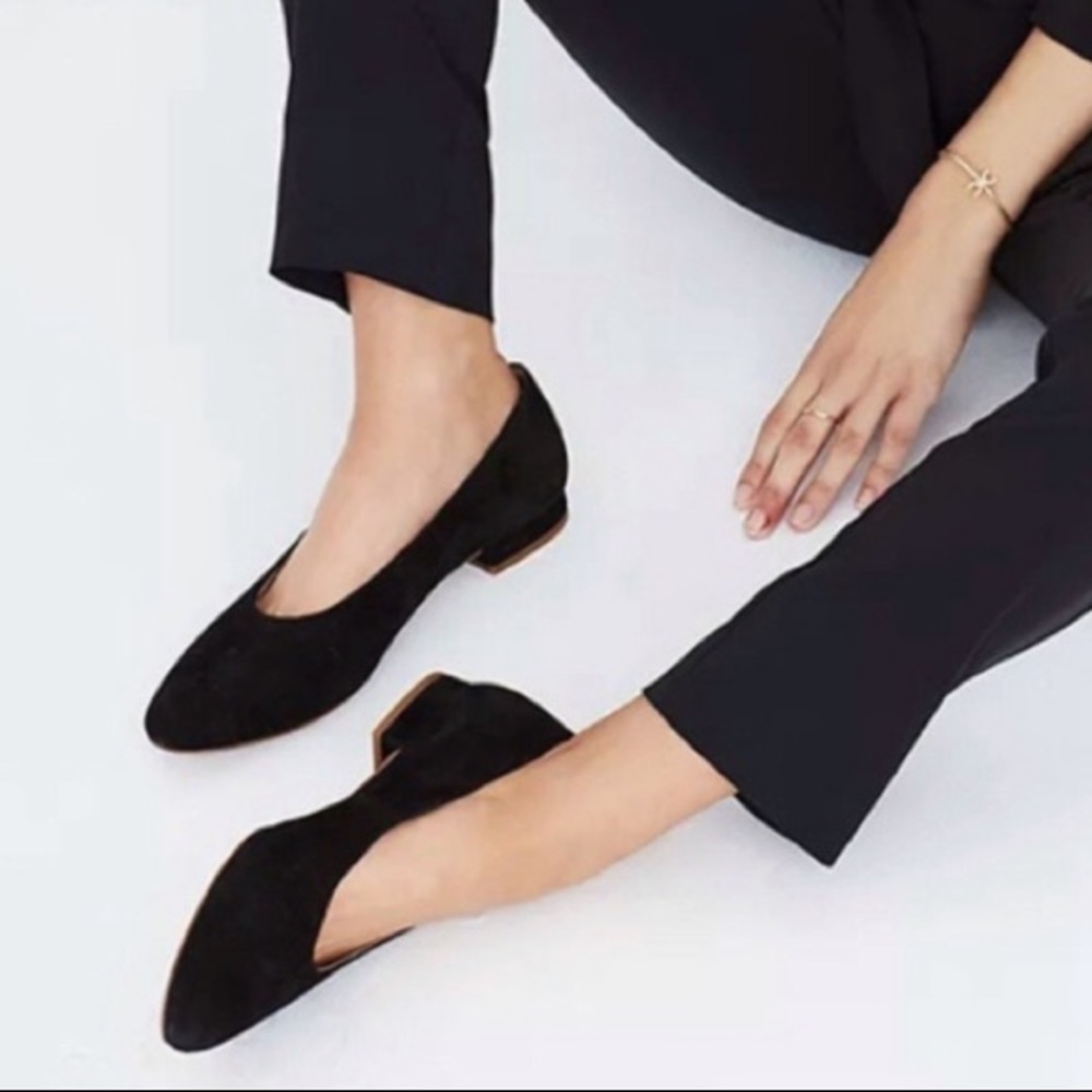 Madewell Black Leia Flat (Size 6)